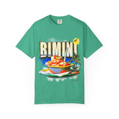 Rimini Beach Bowl T-Shirt | Italian Seaside, Palm Tree, Retro Postcard
