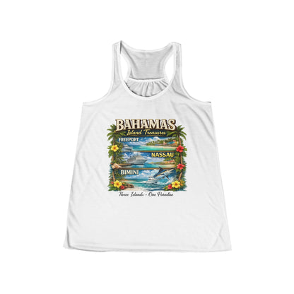 Bahamas Vacation Tank Top — Nassau, Freeport & Bimini Tropical Racerback