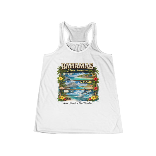 Bahamas Vacation Tank Top — Nassau, Freeport & Bimini Tropical Racerback