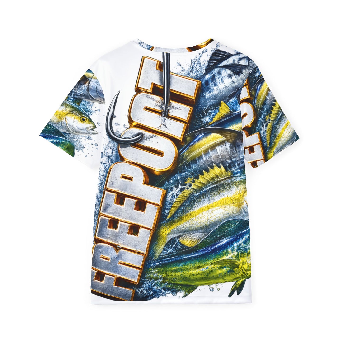 Fishing Jersey — 'Freepouch' All-Over Print Men's Sports Tee