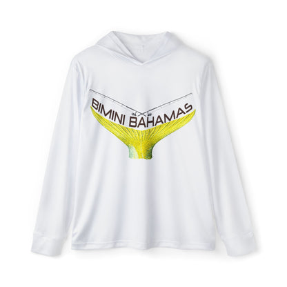 Bimini Bahamas Whale Tail Hoodie | Sports Warmup Hooded Shirt