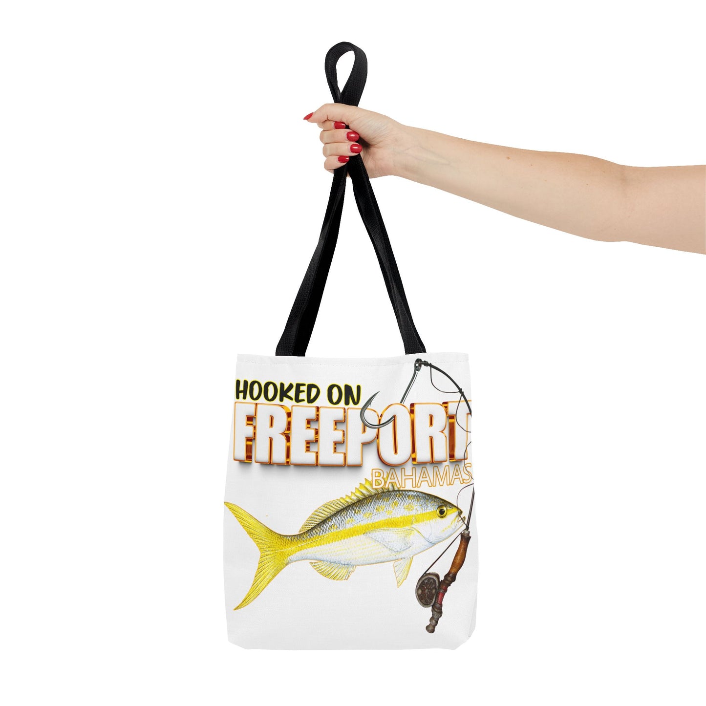 Hooked on Freeport Bahamas Tote Bag