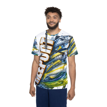 Fishing Jersey — 'Freepouch' All-Over Print Men's Sports Tee