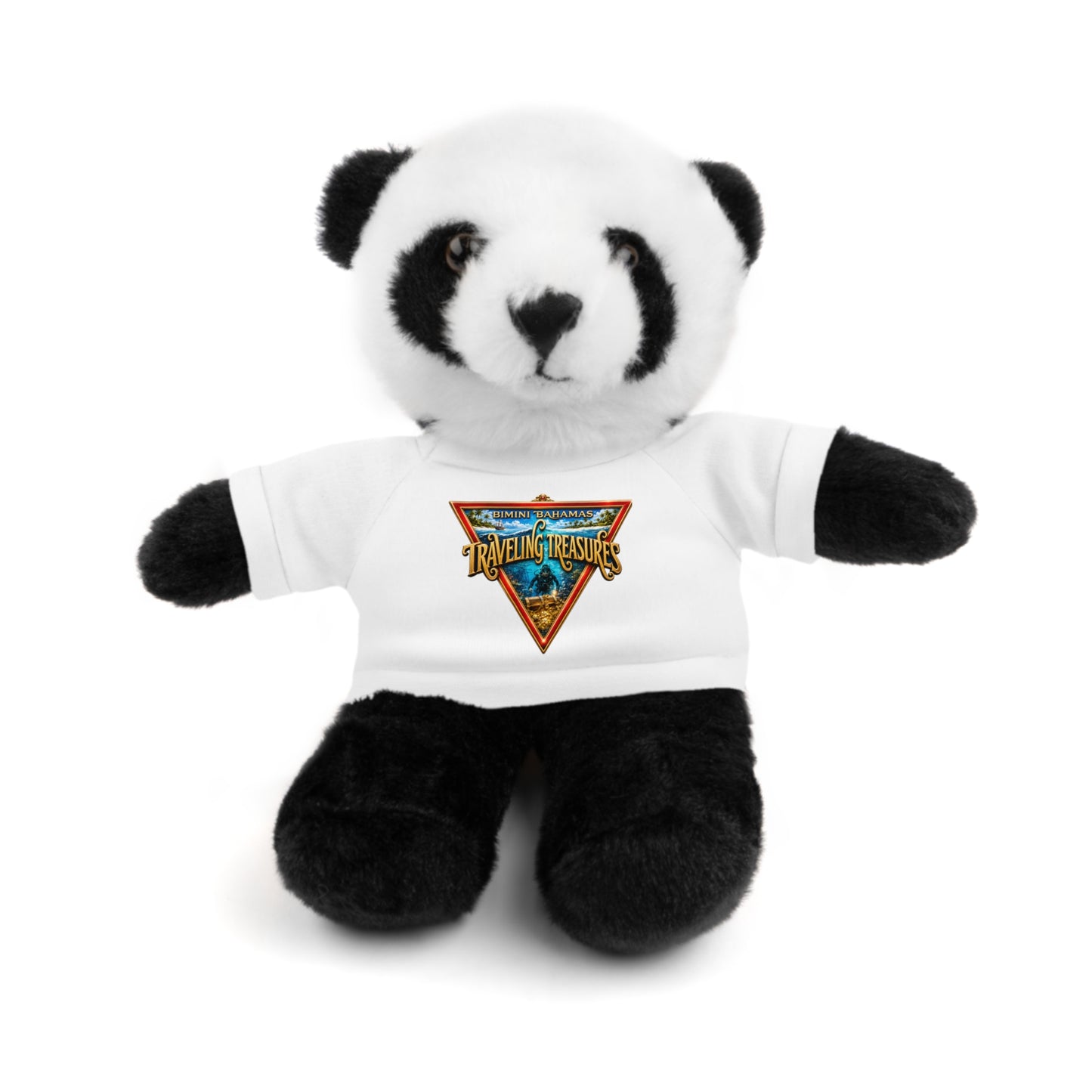 Retro Traveler Graphic Teddy Bear with Tee