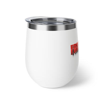 Freeport Text Logo Copper Vacuum Insulated Cup | 12oz Stemless Tumbler
