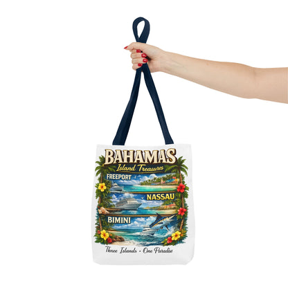 Bahamas Island Treasures Tote Bag – Freeport Nassau Bimini Beach Souvenir