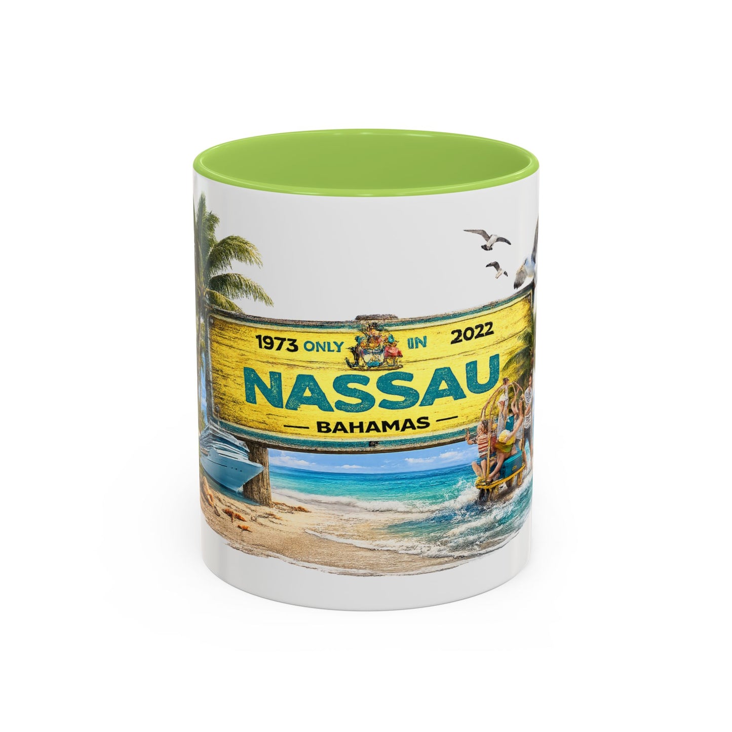 Nassau Bahamas Souvenir Coffee Mug (Accent, 11/15oz)