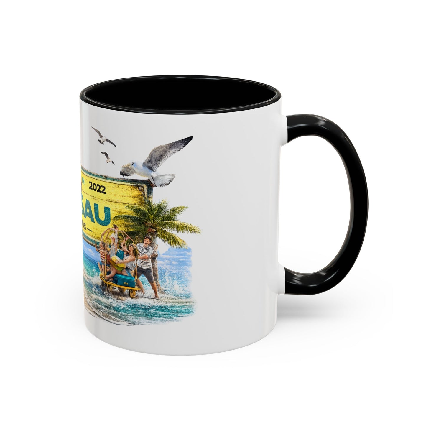 Nassau Bahamas Souvenir Coffee Mug (Accent, 11/15oz)