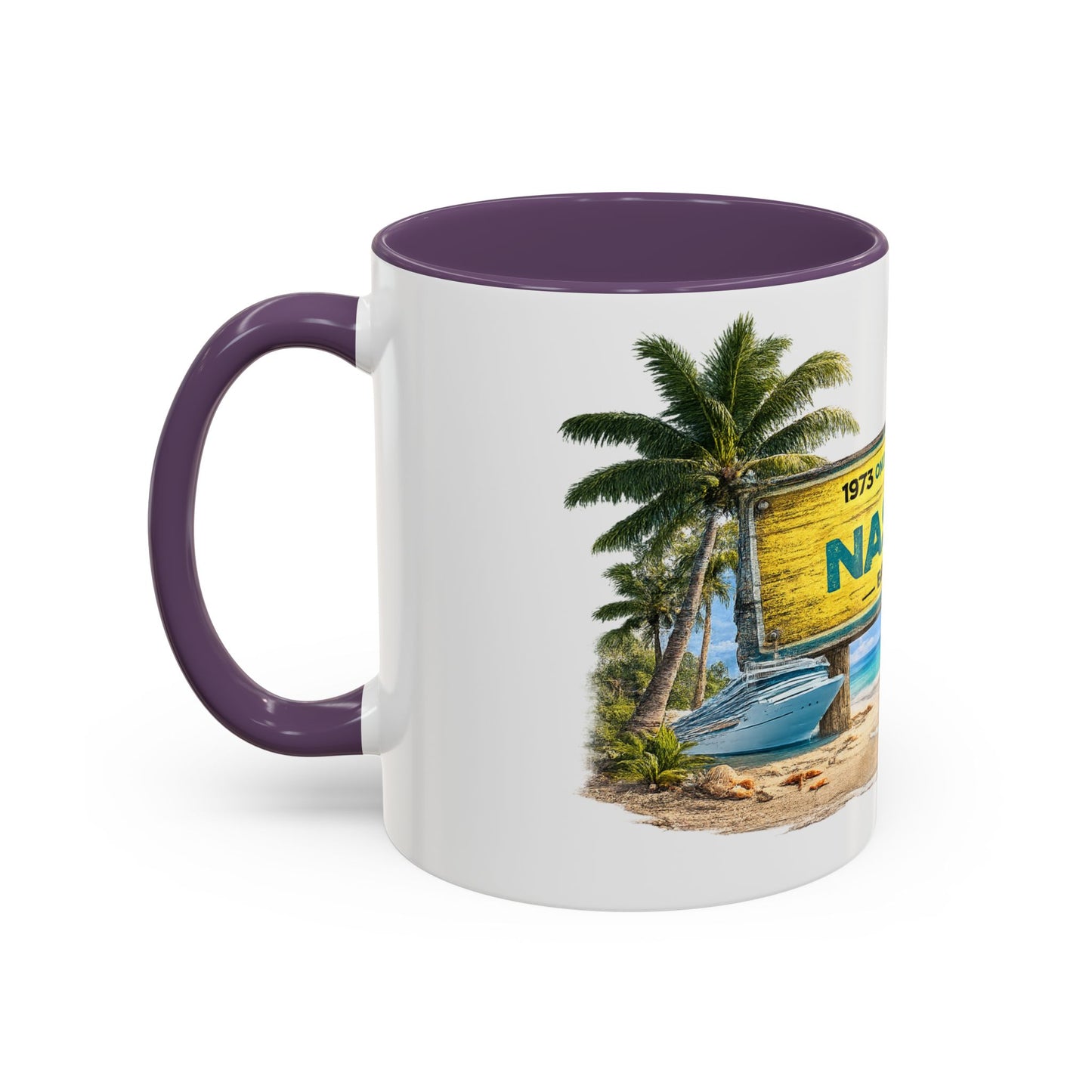 Nassau Bahamas Souvenir Coffee Mug (Accent, 11/15oz)