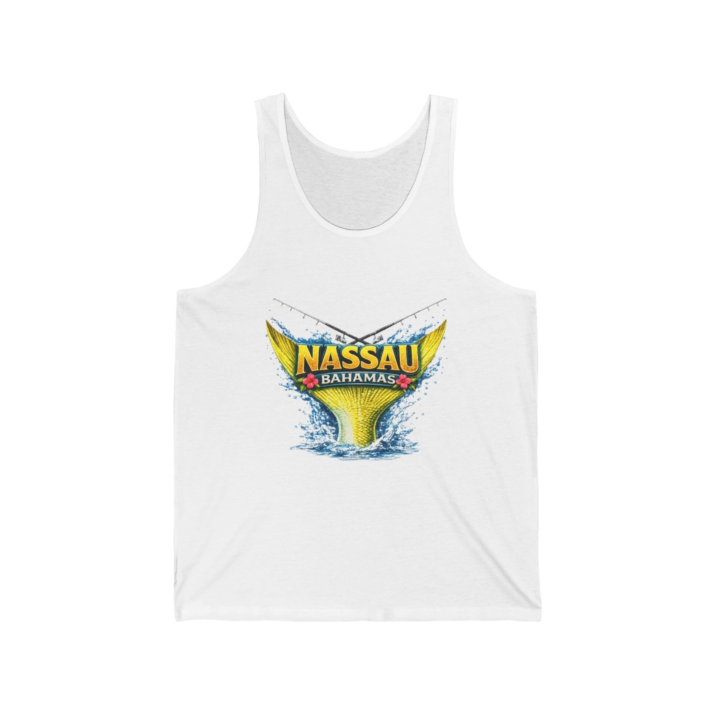 Nassau Bahamas Boat Tail Tank Top – Nautical Vacation Graphic Tank